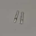 Pranovo 2 x Aluminum Alloy Chalk Holder Teacher's Chalk Clip Clutch (Silver)