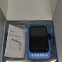 Kids Camera with Rotating Zoom Lens, 3.5 Large Screen, 1080P Kids Digital Camera with Flash,Selfie, 32GB Card, Toddler Toy Camera Christmas Birthday Gifts for Boys Girls 3-12 Years Old-Blue