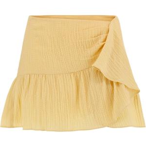GUESS Women's Shaelo Gauze Skirt (X-Large) Yellow