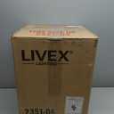 Livex Lighting 2351-04 Monterey 3 Light Outdoor Black Finish Solid Brass Wall Lantern with Clear Beveled Glass