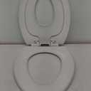 Mayfair NextStep2 Toilet Seat with Toddler Potty Training Seat Built-In, Slow Close, Easy Clean, Magnetic Removable Kids Seat, Made in USA, ELONGATED, White (Elongated (1-Pack))