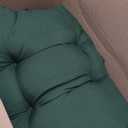 Bench Cushions for Indoor Furniture,Tufted Patio Bench Seat Cushion, Swing Seat Cushion,Garden Loveseat Cushions,Outdoor Cushions for Lounger Garden Furniture Patio (Green, 39.3x19.7)