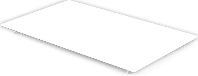 Multipurpose Tempered Glass White Stove Cover 20 x 12 Inch – Countertop Cutting Board with Legs – Stovetop Cover to Expend Kitchen Space(White)