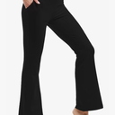 Ipletix Flare Leggings for Women, High Waisted Yoga Pants with Pockets for Women Trousers Size XS