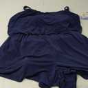 Maxine of Hollywood Womens Romper One Piece Swimsuit 18W