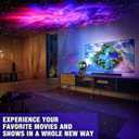 Astronaut Star Projector, Star Projector Galaxy Light for Kids，8 Modes Remote and 270° Adjustable Led Lights for Bedroom, Girls Room Decoration, Home Theater, Ceiling, Timer (Original Black)