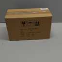 Natural Travertine Textures Tissue Box Cover Rectangular (Only Suitable for Standard Sized Tissue Box) for Decor,Resin Tissue Box for Bathroom Countertop,Bedside,OfficeMade of Resin, Height of 4 in (Yellow Stone L)