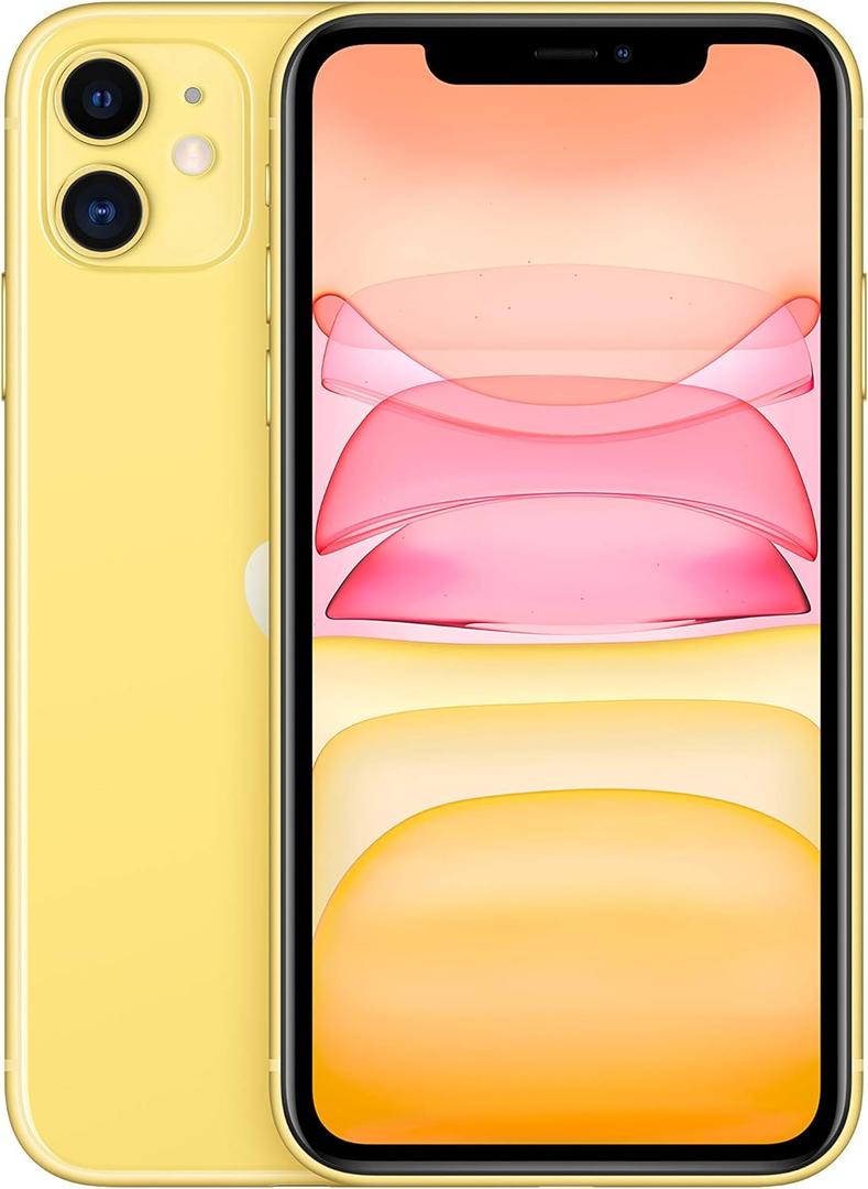 Apple iPhone 11 [64GB, Yellow] + Carrier Subscription [Cricket Wireless]