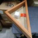 Cadet III Flag Display Case for 17,5×17,5×24,5in Flag - Oak Finish