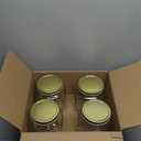 kitchentoolz Half Gallon Mason Jar Wide Mouth with Airtight Metal Lid - Safe for Fermenting, Pickling, Sourdough & Kombucha - Glass 64 oz Mason Jar - Made in USA - BPA Free