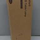 EDISHINE Modern Table Lamp, Dimmable LED Bedside Lamp with 3 Color Temps 3000K 4500K 6000K, Black Square Aluminum Frame, Complete Wooden Base, Nightstand Lamp for Bedroom