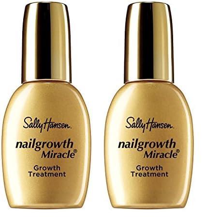 Sally Hansen Miracle Nails Nailgrowth Treatment 0.44 Fl Oz (Pack of 2)