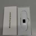 ByteWave Bone Conduction Under Pillow Sleep Speaker, Ultra-Thin Wireless Bluetooth 5.3 Mini Pillow Speaker with LED Display,TF Card,Auto-Off, Private Design for Side & Light Sleepers Bedside Listening (White)