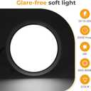 GZV RV Interior Lights, RV Puck Lighting, Dimmable LED Ceiling Light for Camper, Memory Function, DC 12V 4.75 Inch, Camper Lightings for Inside, LED Lights for Travel Trailer (3000K - Warm White)