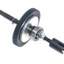 LJXSZ Slipper Gear Compatible with 1/8 Laegendary Part Nitro Truck Rc Car Steel Center Spur Diff Upgrade(Front)