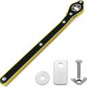 TONDA Jack Ratchet Wrench, Auto Labor-Saving Lug Wrench for Scissor Jack, Forward and Reversal Knob Design