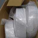 200PCS Gold Plastic Plates, Disposable Party Plates with Gold Rim, Include 100 Dinner Plate and 100 Elegant Dessert Plate for Party and Wedding