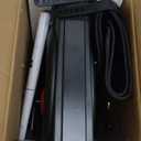 Sunny Health & Fitness Smart Under-Desk Bike Exerciser, Low-Impact Cardio Cycling Equipment for Home/Office, Mini Paddler for Arm/Leg Mobility Training, Free SunnyFit App Connect, Optional Motorized (Black w/Bands & Mat)