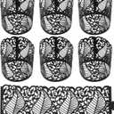 Create idea 50Pcs LED Tea Light Candle Tealight Wrap Lampshade Holder Set for Votive Centerpieces Wedding Birthday Party Baby Shower Black