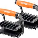 VEVOR 2 Pack Panel Carrier, Plywood and Drywall Lifting Tool with 0-1 Inch Grip Range, Single Hand Clamp Lift Tool with Non-Slip Grips for Plastic Boards, Plywood board, Drywall, 200lbs Single Clamp