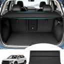 Powerty Cargo Cover for 2022 2023 2024 2025 Volkswagen VW Taos Accessories Trunk Cover Trunk Shielding Shade Cargo Luggage Cover Black (Can Withstand The Load)