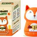 Mechanical Kitchen Timer, Cute Animal Wind Up 60 Minutes Manual Countdown for Kids, Classroom, Home, Study and Cooking (Orange Fox)