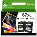 67XL Black High-Yield Ink Cartridge Replacement for HP 67XL 67 XL Work for 2700 2700e 2752 2752e 2742e 2755e 4100 4100e 4152e 4155e 6000 6055e 6400 6458 Printer2 Black