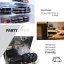 PARTYHIPPO Small Meal Prep Containers Single Lids, 12 OZ 12-pack, Food Storage Bento BPA Free | Stackable | Reusable Lunch Boxes, Microwave/Dishwasher, Freezer Safe,Portion Control