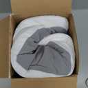 Sleep Apnea Pillow with Neck Pain & Snoring Relief -Orthopedic Cervical Pillow, Ergonomic Contour Memory Foam for Side, Back,Stomach Sleepers, Medium Firm Support(Grey, Queen Size) (Queen Size 25"Lx15"Wx5.8"H)