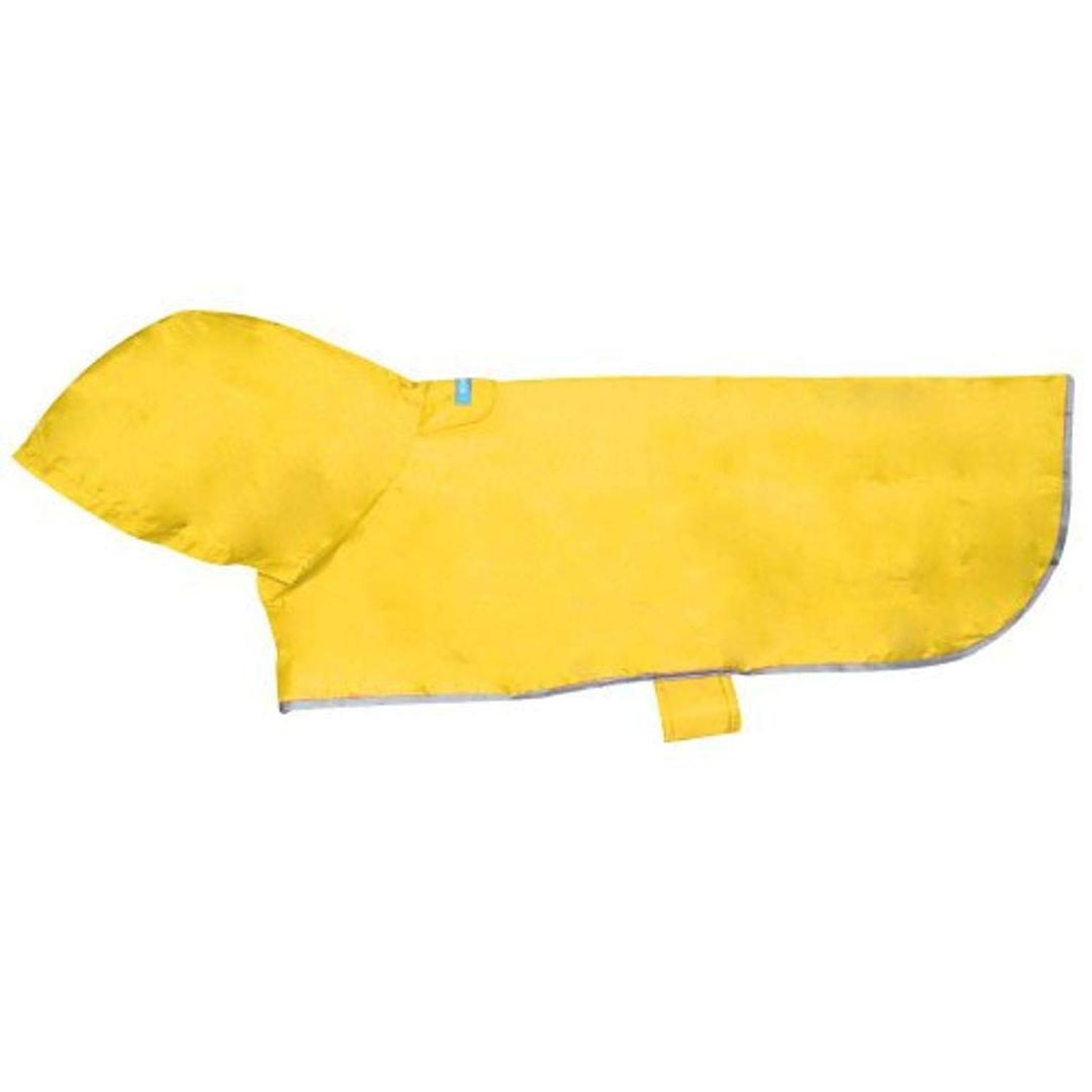 RC Pet Products Packable Dog Rain Poncho, Sunshine, Medium