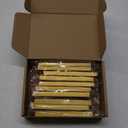 homdiy 5 Inch Brass Cabinet Handles Brushed Brass Cabinet Pulls 10 Pack - Gold Cabinet Pulls Square Gold Pulls Brass Cabinet Hardware for Cabinet, Cupboard, 5'' Hole Centers