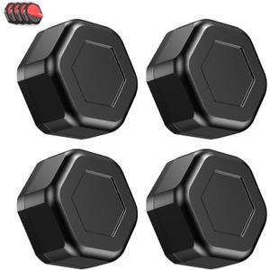 for Airtag Magnetic Case  Tagginnc Powerful Magnet & Discreet Hexagonal Nut Design with Sticky & Non-Slip Base, Waterproof and Durable, Compatible with AirTag for Cars, Trucks & Trailers (4 Pack)