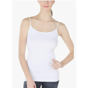 Women Seamless Basic Camisole, Made in U.S.A, One Size