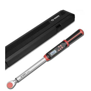 VANPO Digital Torque Wrench 1/2-Inch Drive 7.38-147.5ft-lbs/10-200NM, Dual-Direction Adjustable Electronic Torque Wrench with Preset Value, Buzzer and LED Flash Notification, for Bike Moto Car
