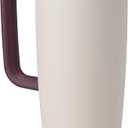 Owala FreeSip Tumbler Insulated Stainless Steel Water Bottle with Built-in Straw and Side Handle, For Travel, Work, School, and Sports, 40oz, BPA Free, Leak Proof, Deaybreak