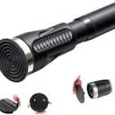 Tension Curtain Rod, 48 to 84 inch Adjustable Heavy Duty black shower curtain rod for bathroom Closet Windows