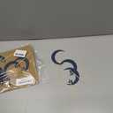 12pcs Moon and Star Cupcake Toppers - Over the Moon Cupcake Toppers, Twinkle Twinkle Little Star CupcakeToppers, Outer Space Theme Party Decorations