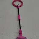 Skip Ball, Portable Foldable Colorful Flash Wheel Swing Ball, Kids Toys for Girls & Boys, Sports Fitness Toys for Kids & Adults. Gifts for Mom Women & Girls Toys Age 5-10 Years (Pink)