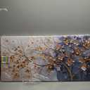 Kepgonegu Large Tree of Life Wall Art for Living Room Landscape Canvas Prints Colorful Butterfly Art for Bedroom Home Office Size 20x40 (20L" x 40W", green)