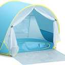 Baby Beach Tent, Pop Up Play Tent for Infants, UV Protection Sun Shelter for Toddlers, Infant Portable Sun Shade