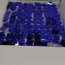 COKAOBE Blue Shimmer Wall Backdrop, 24PCS Square Sequin Shimmer Backdrop Panel, Photo Backdrops for Birthday, Anniversary, Wedding, Graduation & Bachelorette Party Decoration