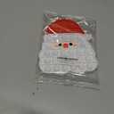 Christmas Red White Santa Claus Silicone Pops Bubble Sensory Fidget Toy Game Cup Mat