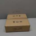 ZMISHIBO Ceiling Fans with Lights and Remote, 19.7'' Low Profile Ceiling Fan, 3000-6000K Dimmable Modern Flush Mount LED Fan Light, 6 Wind Speeds, Gold Fandelier Ceiling Fans for Bedroom