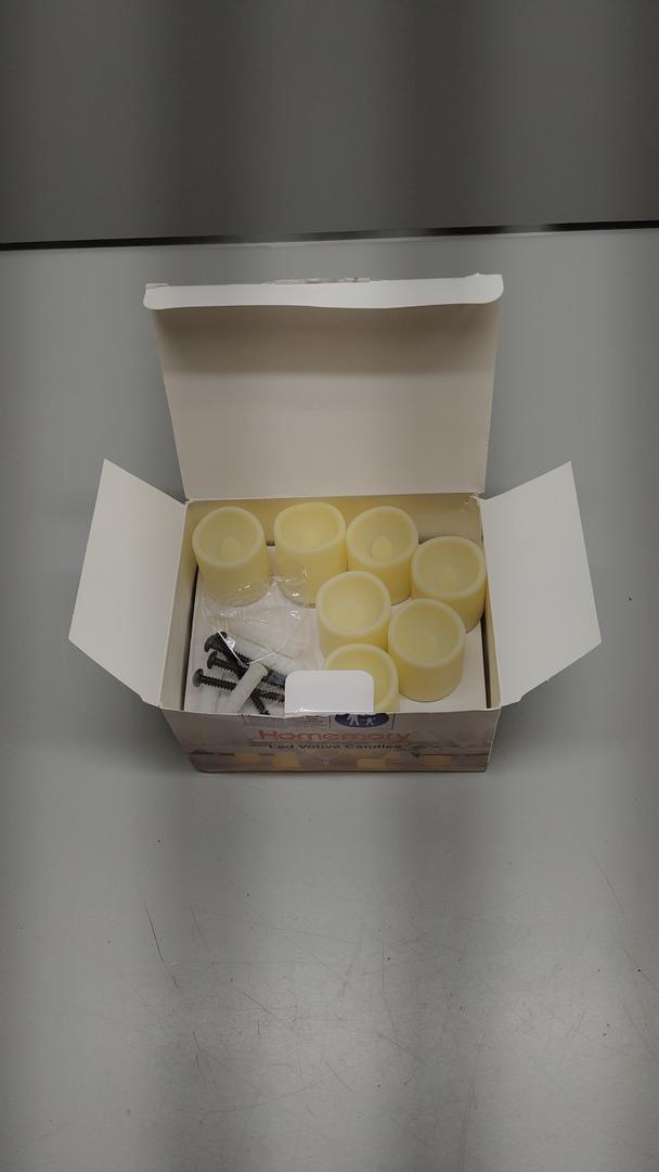 Homemory 24Pack Flickering Flameless Votive Candles,200+Hour Electric Fake Candles,Battery Operated LED Tealight for Wedding,Table,Outdoor,Halloween,Christmas DecorationAmber Yellow