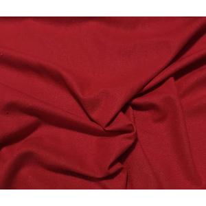 Scarlet Red - Raw Silk Noil Fabric