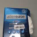 AllerEase Waterproof Mattress Protector Stain Protection Full Size Allergen Barrier Hot Water Washable Machine Washable Durable Zippered Knit Mattress Cover Stretch Corners (White)