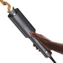 TYMO Automatic Rotating Curling Iron - TYMO CURLPRO Beach Waves Curling Wand, Portable Hair Curler, 500 Million Ionic, Dual Voltage & Lightweight for Travel, Ceramic Coating, 1 Inch, Metallic Gray