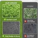 Artificial Grass Mat, Dog Grass Pee Pads, Fake Grass Pad for Pets Potty Training, Soft Grass Pad Rug, Grass Doormat with Drainage Holes, Pet Turf for Indoor Outdoor Use, Washable(15.7"*39.4")