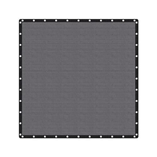 VICLLAX Shade Fabric Sun Shade Cloth Privacy Screen with Grommets for Patio Garden Pergola Cover Canopy 20x20 FT, Grey