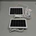 Solar Panel for Ring Camera, 2 Pack solar panels for Ring Security Camera, 5W Solar Panel with 10FT/3M Long Cable Dustproof Waterproof, Solar Charger Compatible with Spotlight & Stick Up Outdoor Cam